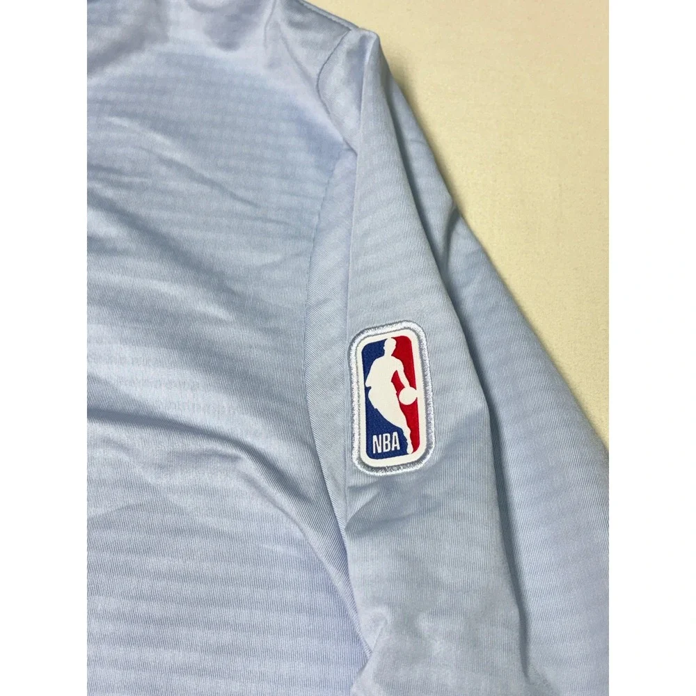 Nike NBA Washington Wizards Quarter Zip Pullover Light Blue Mens XXL HF3867-407